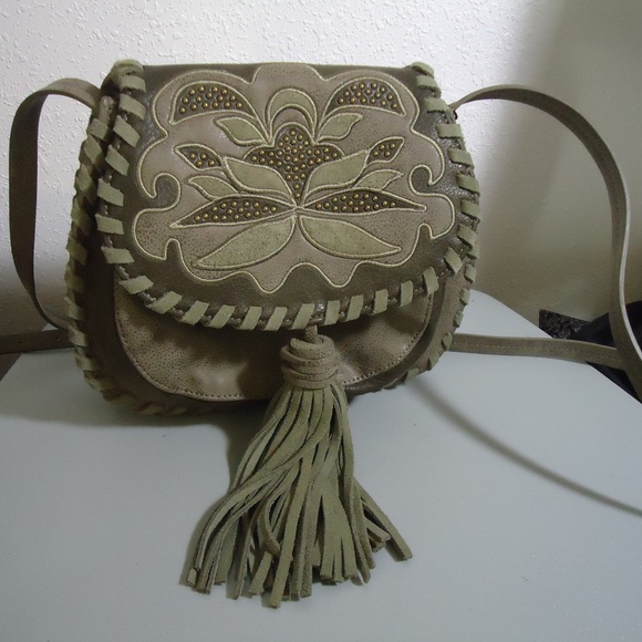 Steve Madden Handbags - New Olive Green Steve Madden Saddle Bag NWT $95